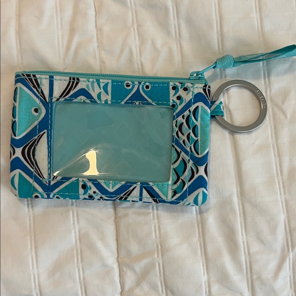 Vera Bradley Small Wallet Go Fish Blue - Picture 2 of 2